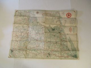Vintage 1931 Texaco England Oil Gas Service Station Road Map 4