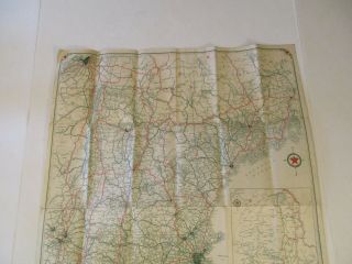 Vintage 1931 Texaco England Oil Gas Service Station Road Map 5