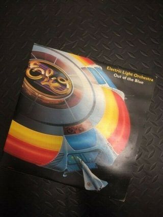 Electric Light Orchestra - Out Of The Blue,  With Spaceship Model/poster Vg,  /vg,
