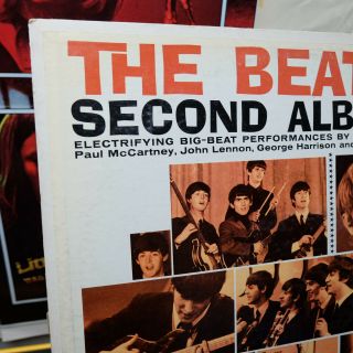 1964 The Beatles - Second Album LP Record - T2080 - Capitol Records - VG,  / VG, 3