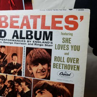1964 The Beatles - Second Album LP Record - T2080 - Capitol Records - VG,  / VG, 4
