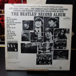 1964 The Beatles - Second Album LP Record - T2080 - Capitol Records - VG,  / VG, 8