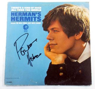 Peter Noone Signed Lp Record Album Herman 