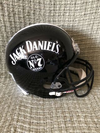 Jack Daniels Novelty Riddell Helmet Advertising Jack Daniels Old No.  7 Brand