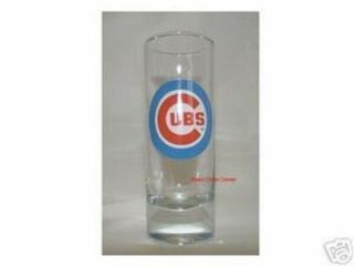 Chicago Cubs Wrigley Field Shot Glass Mlb Shooter Logo 2 Ounce Baseball