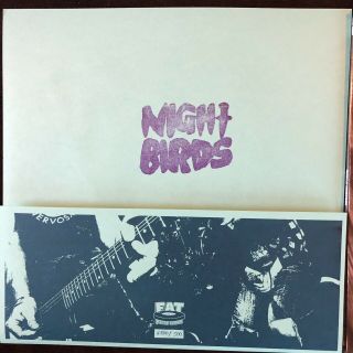 Night Birds - Mutiny At Muscle Beach - Stamped Screen Printed Cover - 180g Vinyl