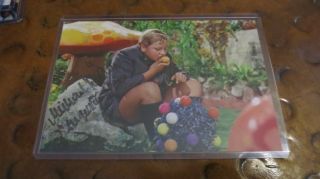 Michael Bollner Augustus Gloop Willy Wonka Chocolate Autographed Photo Signed