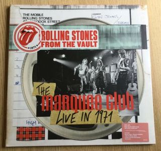 Rolling Stones Vinyl Lp 1971 Marquee From The Vault,  Dvd Uk Post