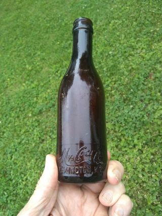 My Coca Lexington Kentucky Amber Old Soda Pop Coca - Cola Knock Off Ky Bottles