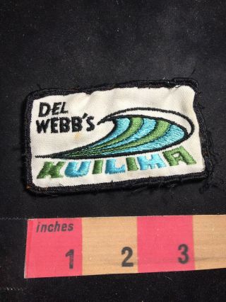 Vtg Oahu Hawaii Del Webb’s Kuilima Resort & Country Club Advertising Patch 80nc