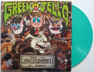 Green Jello Triple Live Möther Gööse At Budokan 1989 Marble Green Vinyl Lp Tool