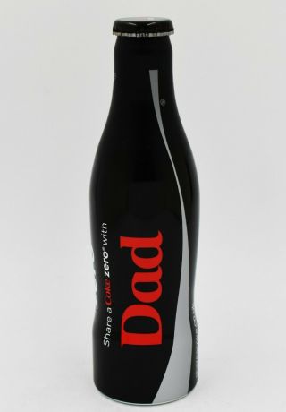 Full Dad Aluminum Coca Cola Zero Bottle Father 