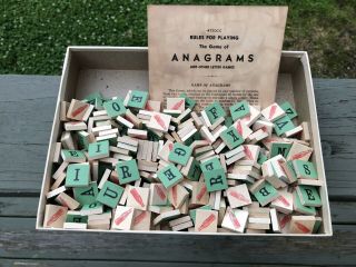 Complete 1950’s Coca Cola “Anagrams And Letters” Game 6