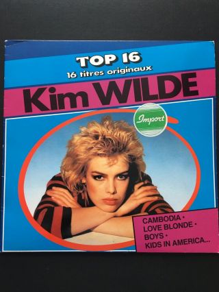 Kim Wilde Top 16 Vinyl Album 1985