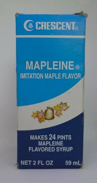 Crescent Mapleine Imitation Maple Flavoring 2oz Bottle (pack Of 3)
