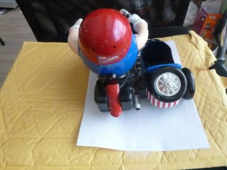 M & M CANDY DISPENSER PATRIOTIC MOTORCYCLE FREEDOM RIDER WITH SIDECAR 3
