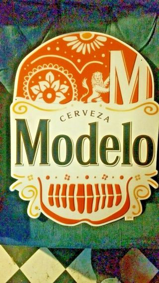 Modelo Cerveza Day Of The Dead Tin Sign.