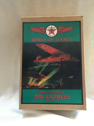 1993 Ertl Wings Of Texaco 1929 Lockheed Airplane 1st In The Series " Nib "