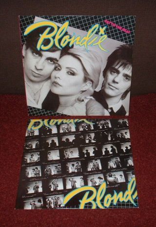 Blondie Eat To The Beat Lp 1979 Chrysalis 1st Press,  Inner