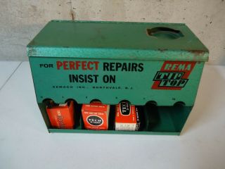 Rema Tip Top Tire Patch Tube Repair Kit Counter Display Store Display Jersey