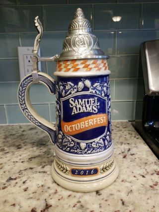 2016 Samuel Adams Octoberfest Collectible Limited Edition 1571 Beer Stein