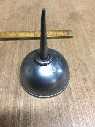 Vintage Singer Sewing Machine Thumb Pump Oil Can
