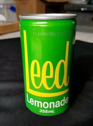 1977 Leed Lemonade Can Empty Coca Cola