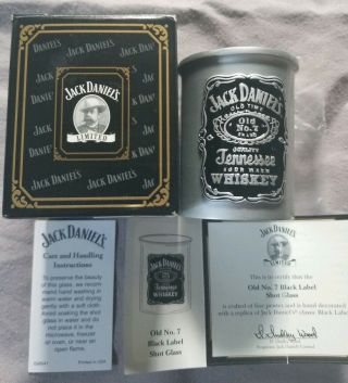 Jack Daniels Pewter Shot Glass Tennessee Sour Mash Whiskey 2002 Silvertone