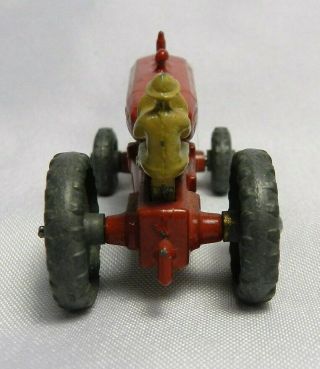 Vtg Miniature Diecast Toy Lesney Matchbox Massey Harris TRACTOR 4 Metal Wheel 2