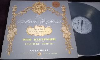 Klemperer Beethoven Symphony No.  3 Eroica Lp Columbia Sax 2364 B/s Uk Ed1 Rare