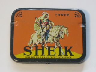 Old Sheik Condom Tin Canada Toronto