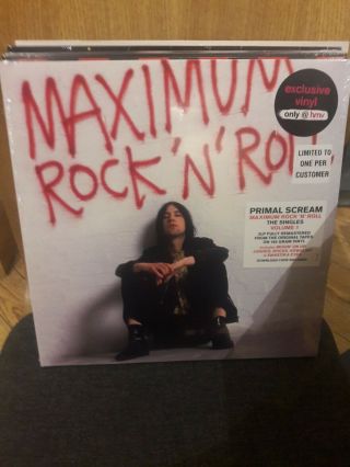 Primal Scream Maximum Vol 1 Vinyl Lp Hmv Exclusive 500 Copies.  In Hand