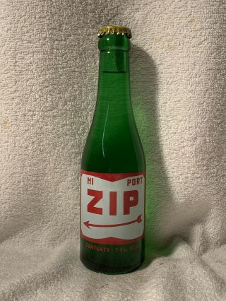 Full 7oz Hi Port Zip Lemon - Lime Acl Soda Bottle Batavia,  Ohio