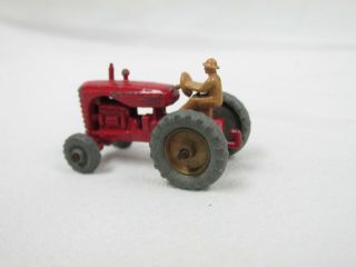 Vintage Lesney / Matchbox Massey Harris Tractor 4 6