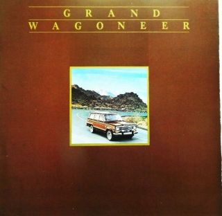1984 Jeep Grand Wagoneer 12 - Page Dealer Sales Brochure