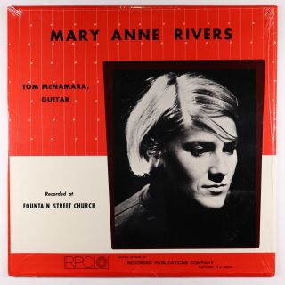 Mary Anne Rivers - S/t Lp - Rpc - Ssw Folk Vg,  Shrink