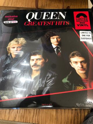 Queen Greatest Hits Red Vinyl 2x Lp Album Hmv Not Rsd