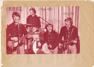 C1960 - 1969 The Monkees Photograph Autographed By All Four Members
