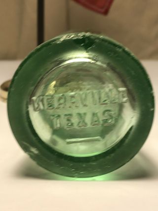 1923 Coca - Cola Hobbleskirt Coke " U " Bottle - Kerrville Texas