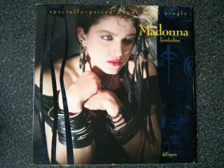 Borderline By Madonna 12 " Vinyl Single 1984 Sure Records Lucky Star 45rpm