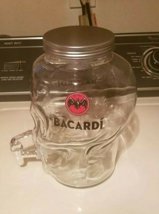 Bacardi Skull Dispenser - Unique And Rare :)