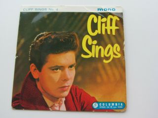 Cliff Richard 1959 Uk E P Cliff Sings No 4
