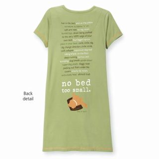 NEVER SLEEP ALONE Sleepshirt by Dog Is Good,  X - Large,  NIP 3