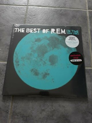 R.  E.  M.  In Time - The Best Of Rem 2 X Blue Vinyl Lp Hmv Exclusive 1000 Only