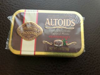 Altoids Dark Chocolate Dipped Mints (peppermint) In Tin