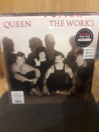 Queen The Clear Vinyl Lp Hmv Exclusive 1500 Copies.  In Hand
