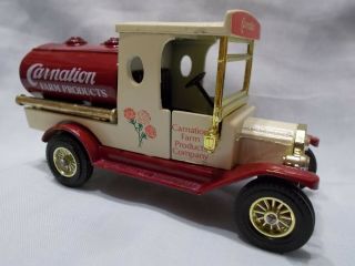 Matchbox Models Of Yesteryear Y3 - 4 1912 Ford Model T Tanker Carnation Issue 4