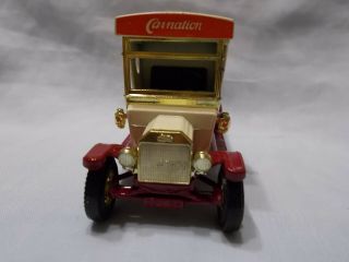 MATCHBOX MODELS OF YESTERYEAR Y3 - 4 1912 FORD MODEL T TANKER CARNATION ISSUE 4 3