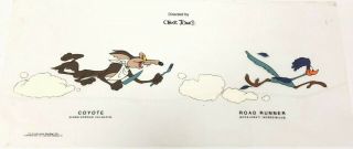 Warner Bros Sericels Road Runner Wile E Coyote & Hanna Barbera A Man and His Dog 2