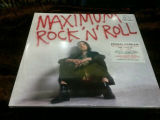 Primal Scream Maximum Rock ‘n’ Roll Hmv Limited Red Vinyl